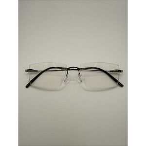 Silhouette Eyeglasses, Frames Only, 5500 70 6040, Brown, Austria
